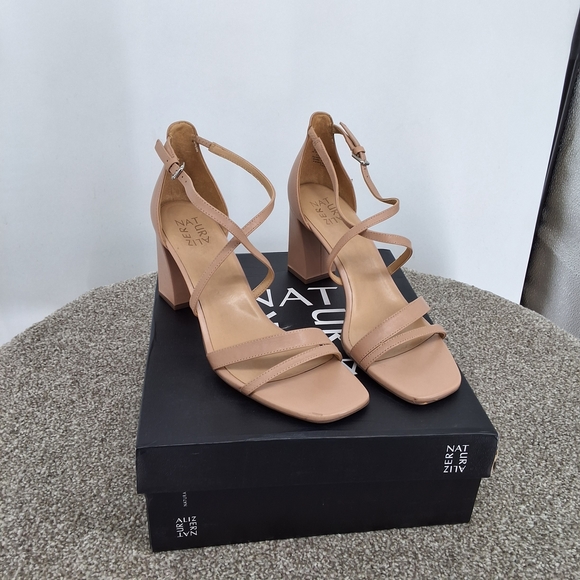 Naturalizer Shoes - Naturalizer Women's Nude Strappy Block Heels